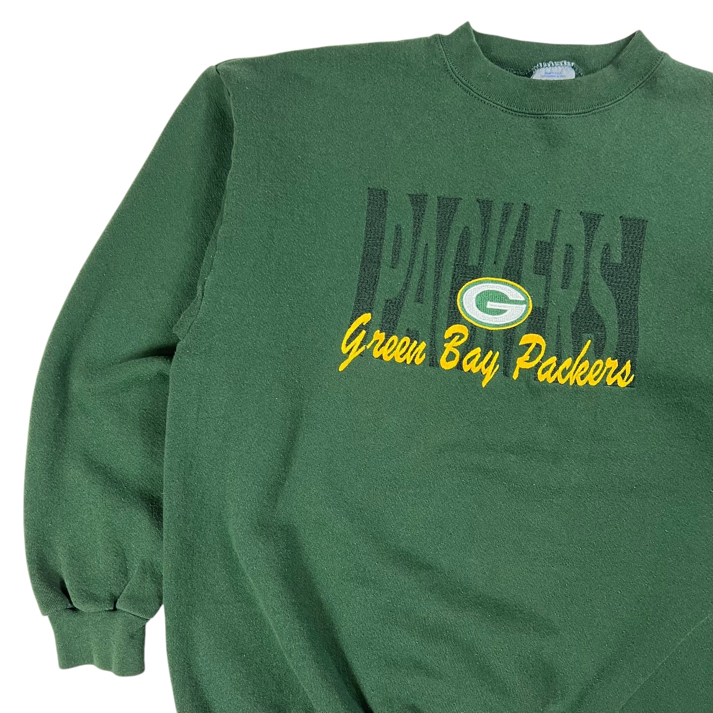 Vintage 90s Logo 7 Green Bay Packers Crewneck (L)