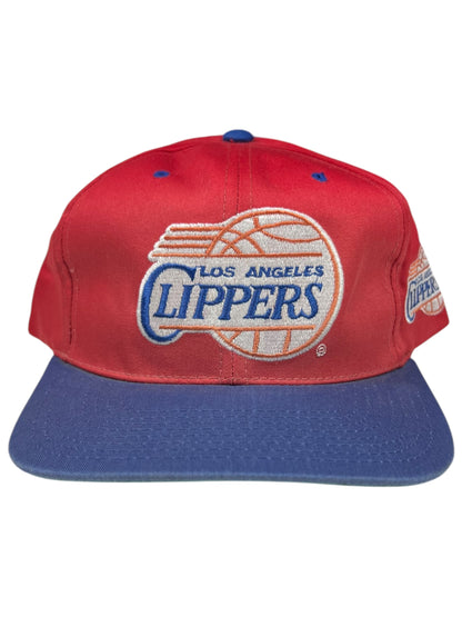 Vintage 90s AJD Los Angeles Clippers faded block head SnapBack