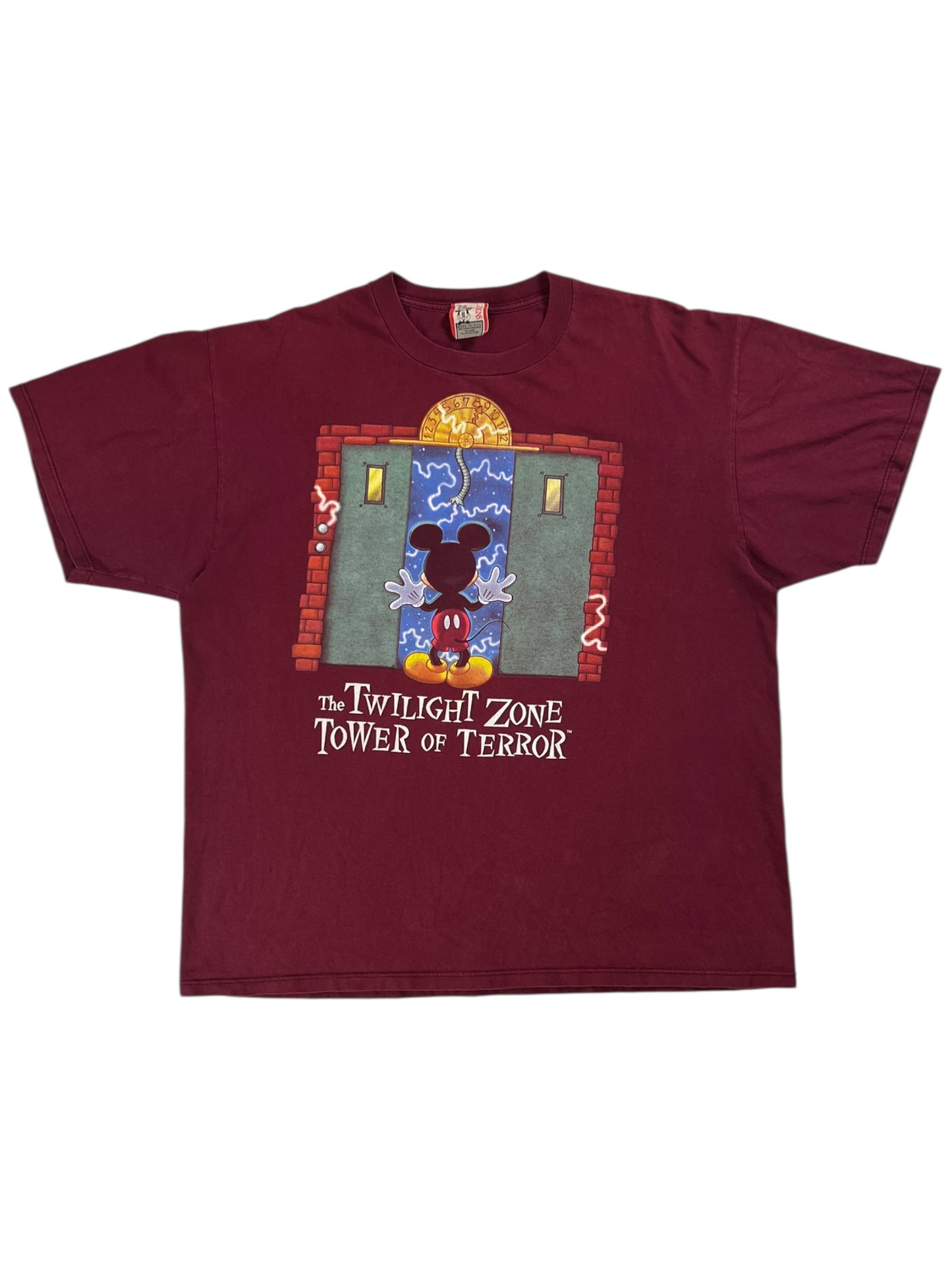 Vintage 90s Disney Tower of Terror Mickey tee (XXL)