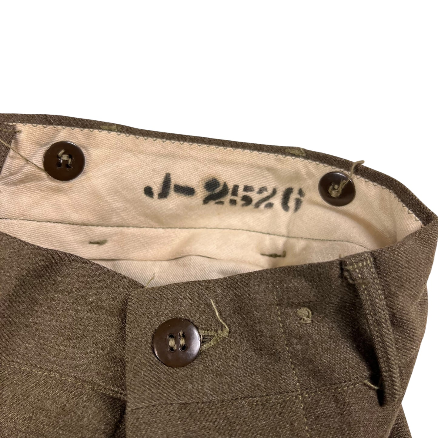 Vintage 1940s United States Army World War 2 II jacket pants (S)