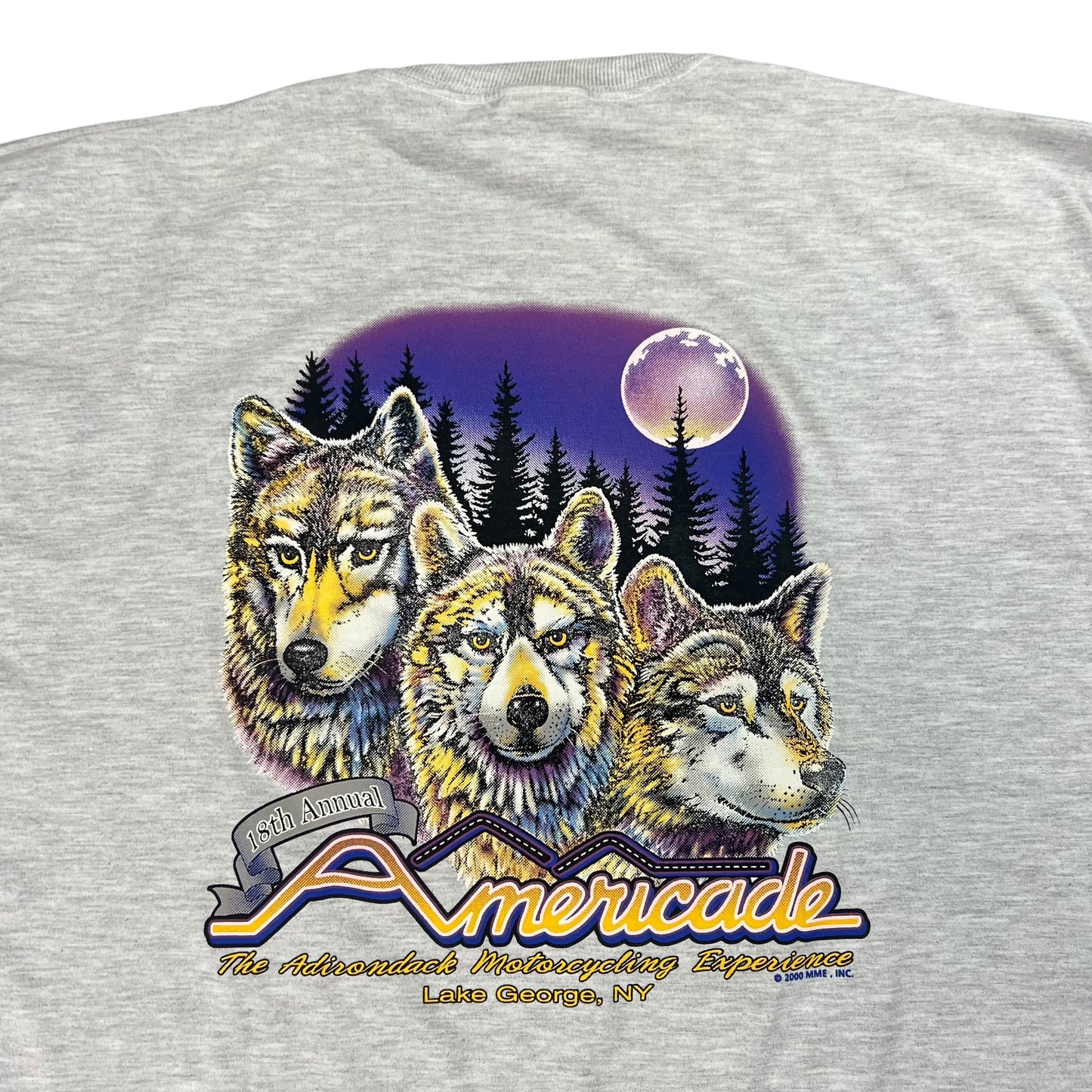 Vintage 2000 Americade wolves Biker rally tee (XL)