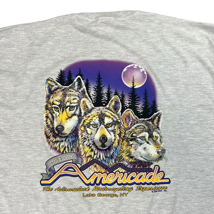 Vintage 2000 Americade wolves Biker rally tee (XL)