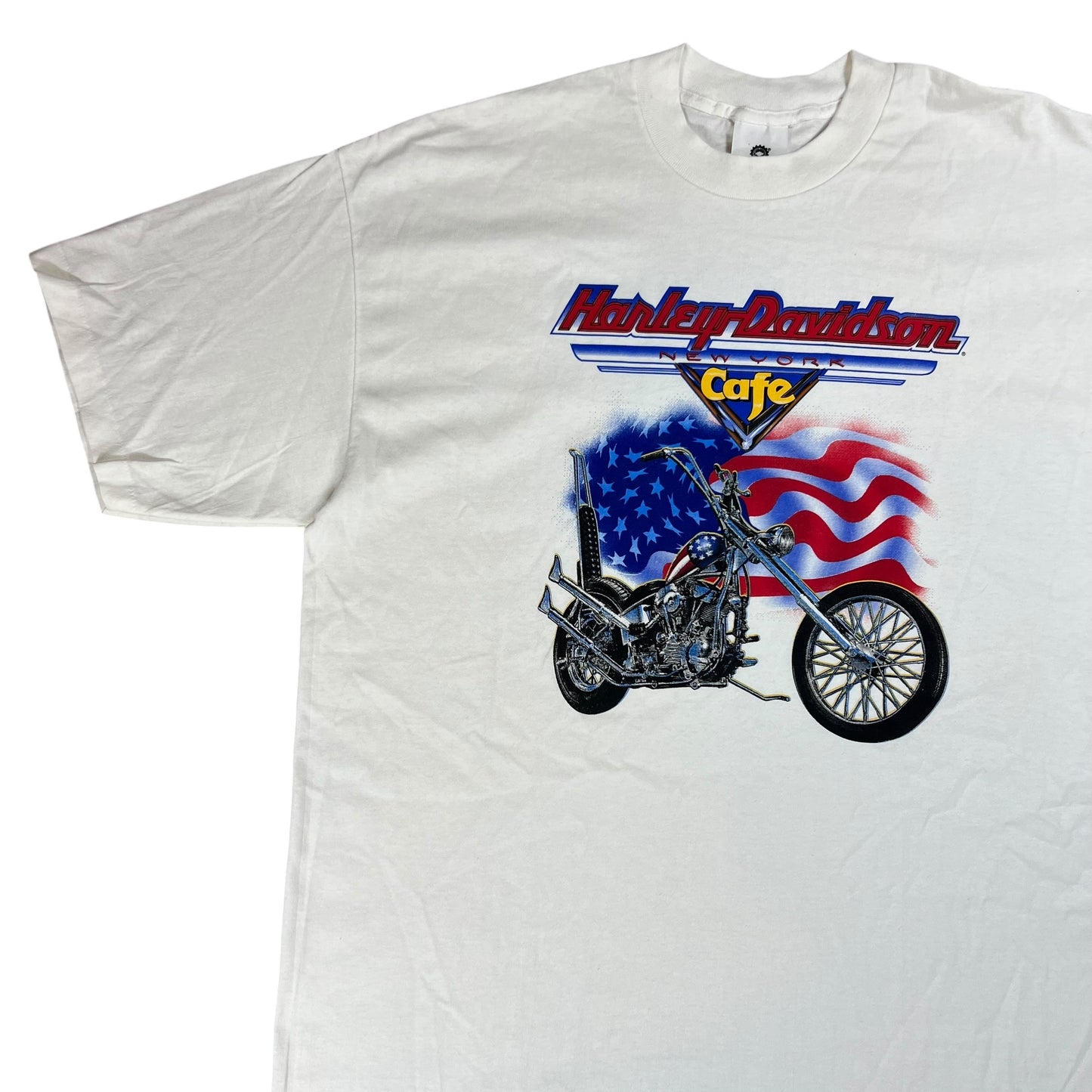 Vintage 90s Harley Davidson Cafe motorcycle tee (XL)
