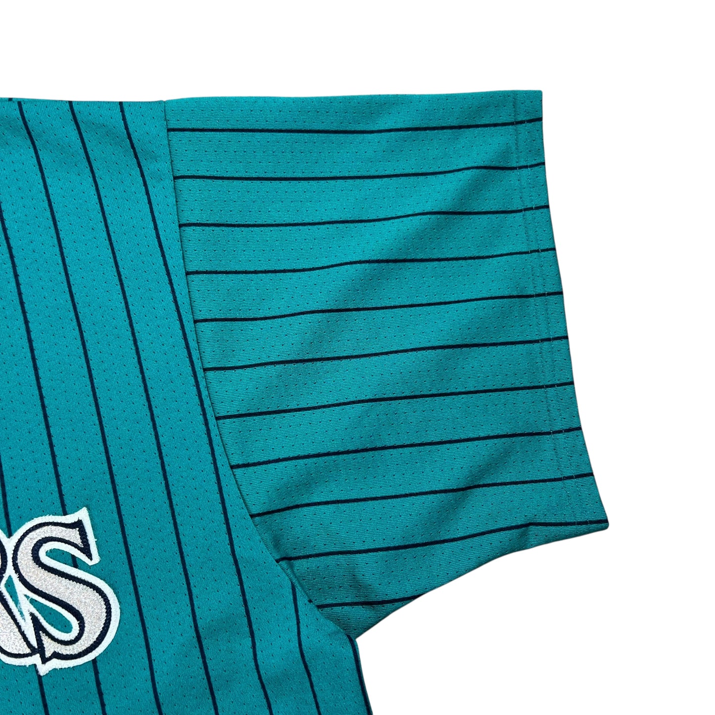 Vintage 90s Majestic Seattle Mariners pin stripe MLB jersey (XL)