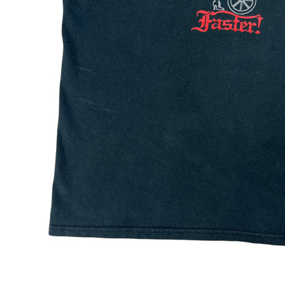 Vintage Y2K Dominatrix “Master Says… Faster” BDSM tee (M)