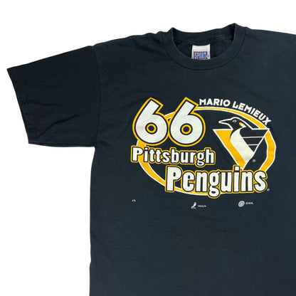 Vintage 90s Pittsburgh Penguins Mario Lemieux tee (L)