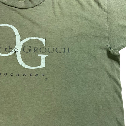 Vintage 90s Sesame Street Oscar The Grouch distressed tee (L)