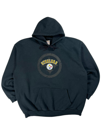 Vintage Y2K Pittsburgh Steelers NFL hoodie (XL)