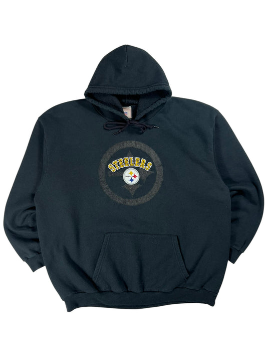 Vintage Y2K Pittsburgh Steelers NFL hoodie (XL)