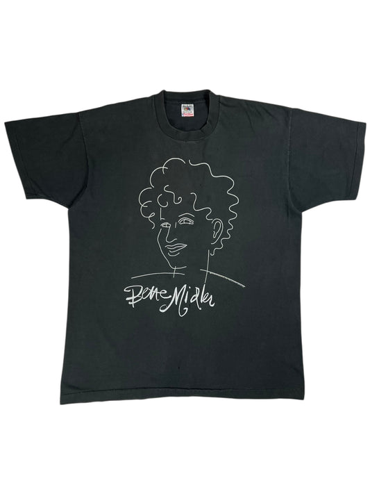 Vintage 1993 Bette Midler illustration faded tee (XL)