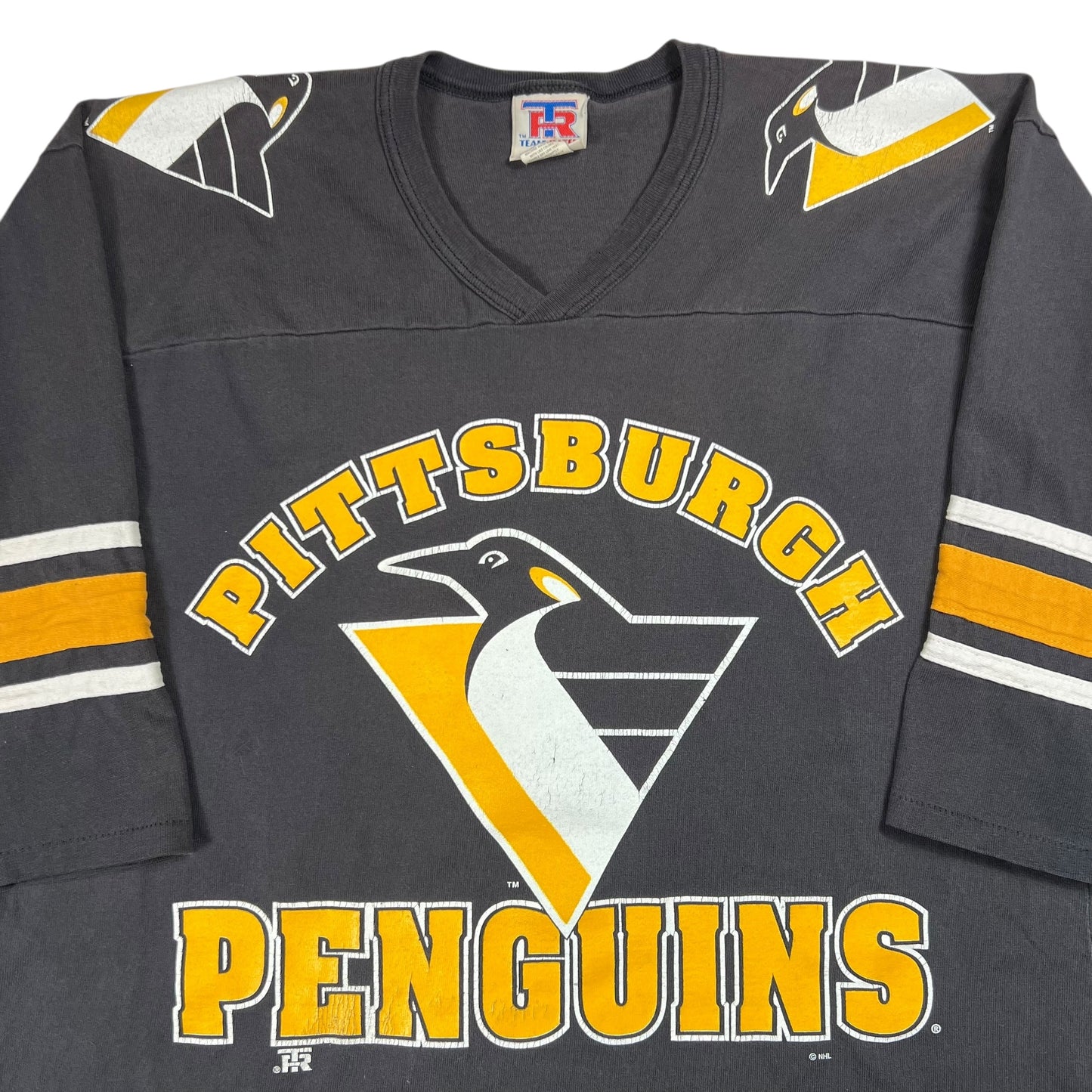 Vintage 90s Team Rated Pittsburgh Penguins jersey shirt (L)