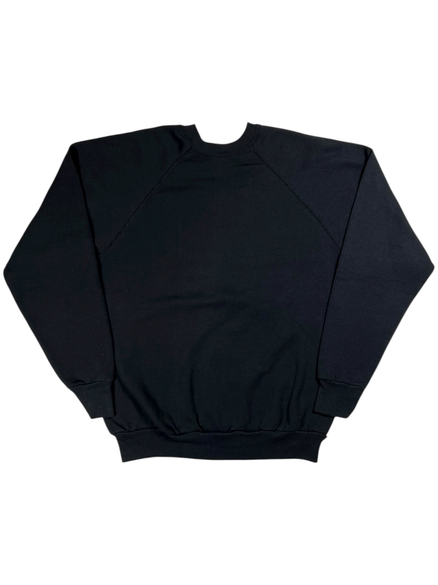 Vintage 90s Tultex black blank crewneck (M)