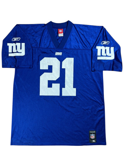 Vintage Y2K Reebok New York Giants Tiki Barber NFL Jersey (XL)