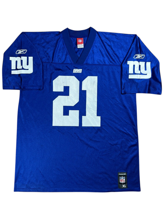 Vintage Y2K Reebok New York Giants Tiki Barber NFL Jersey (XL)