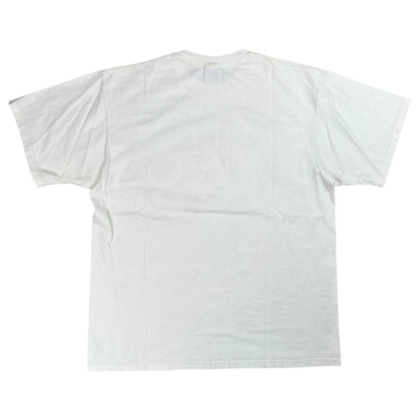 Vintage 90s Ah, Camping A Great excuse to eat beans and stop shaving all over print tee (XL)