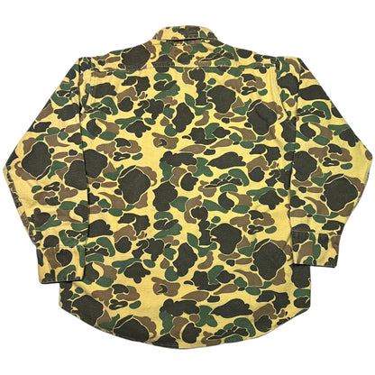 Vintage 1970s Duck Camo Chamois button up shirt (L)