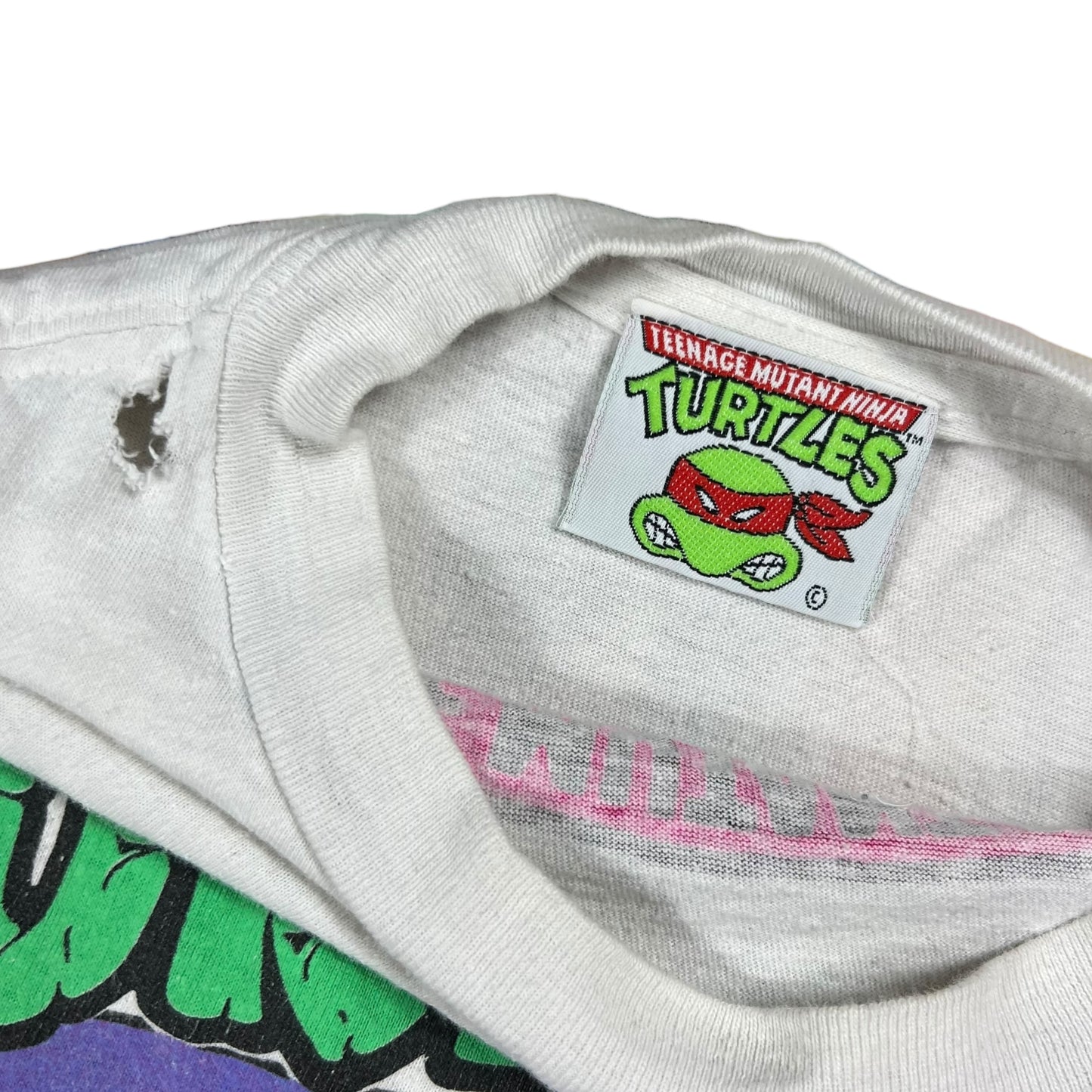 Vintage 1990 Teenage Mutant Ninja Turtles cartoon tee (L)
