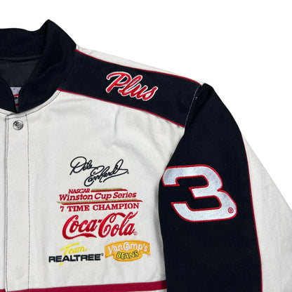 Vintage 90s NASCAR Jeff Hamilton JH Dale Earnhardt Goodwrench Bass Pro Shops racing jacket (XL)