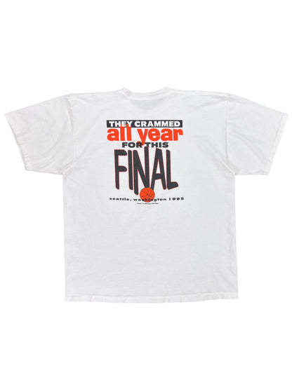 Vintage 1995 They Crammed all year for this final. March Madness tee (XL)