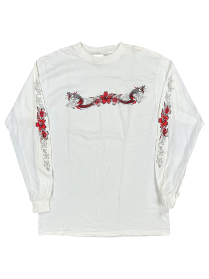 Vintage Y2K Bullhead dragon long sleeve print shirt (L)