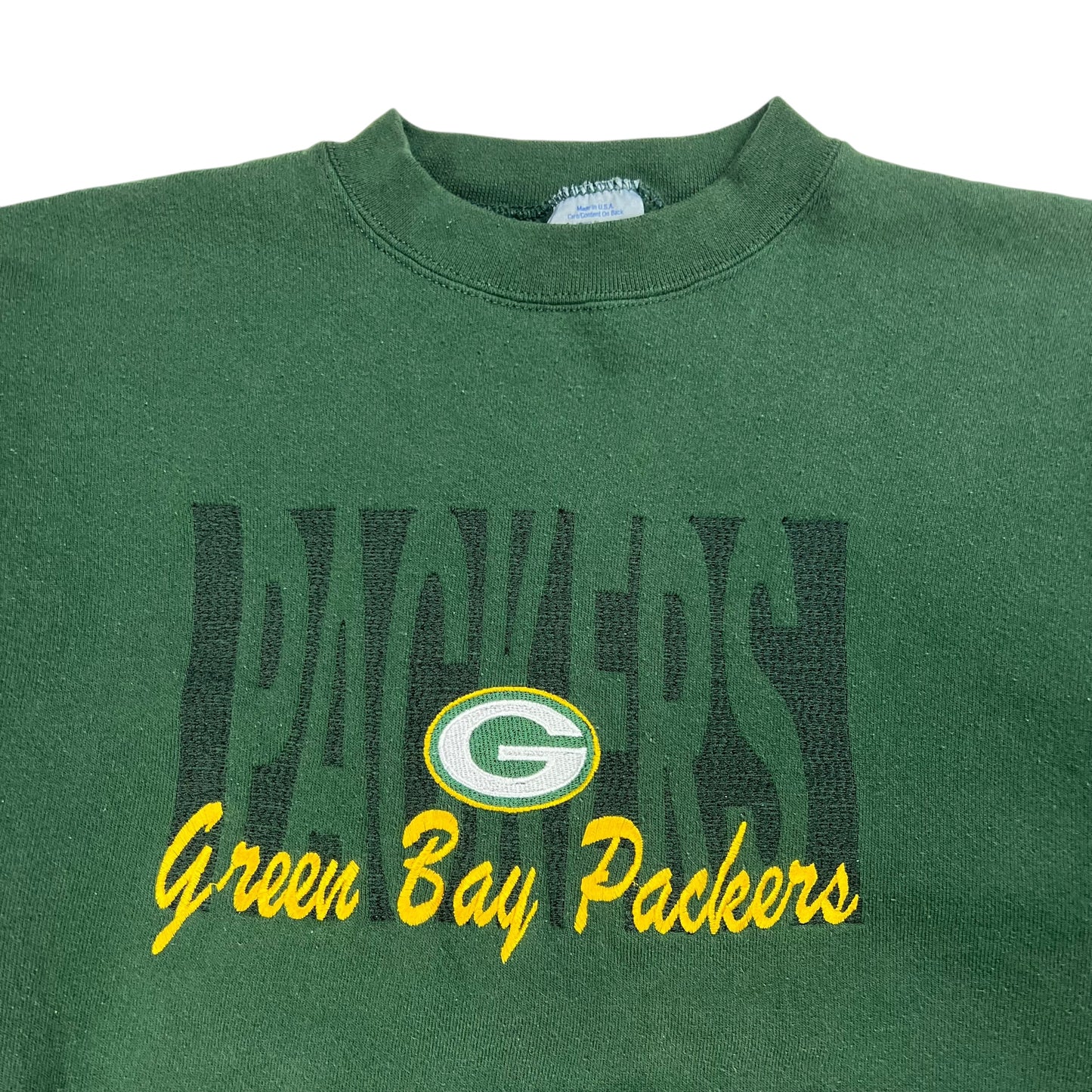 Vintage 90s Logo 7 Green Bay Packers Crewneck (L)