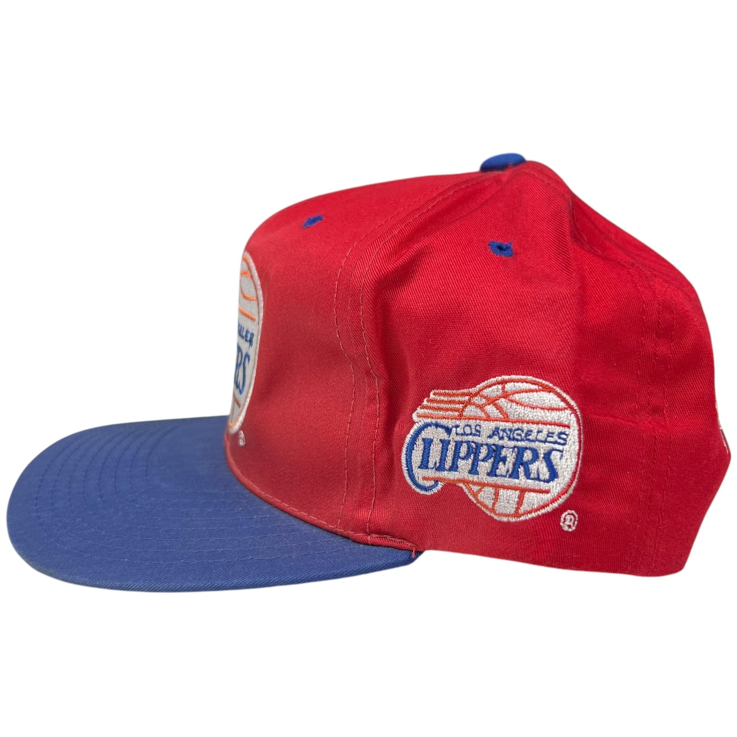 Vintage 90s AJD Los Angeles Clippers faded block head SnapBack