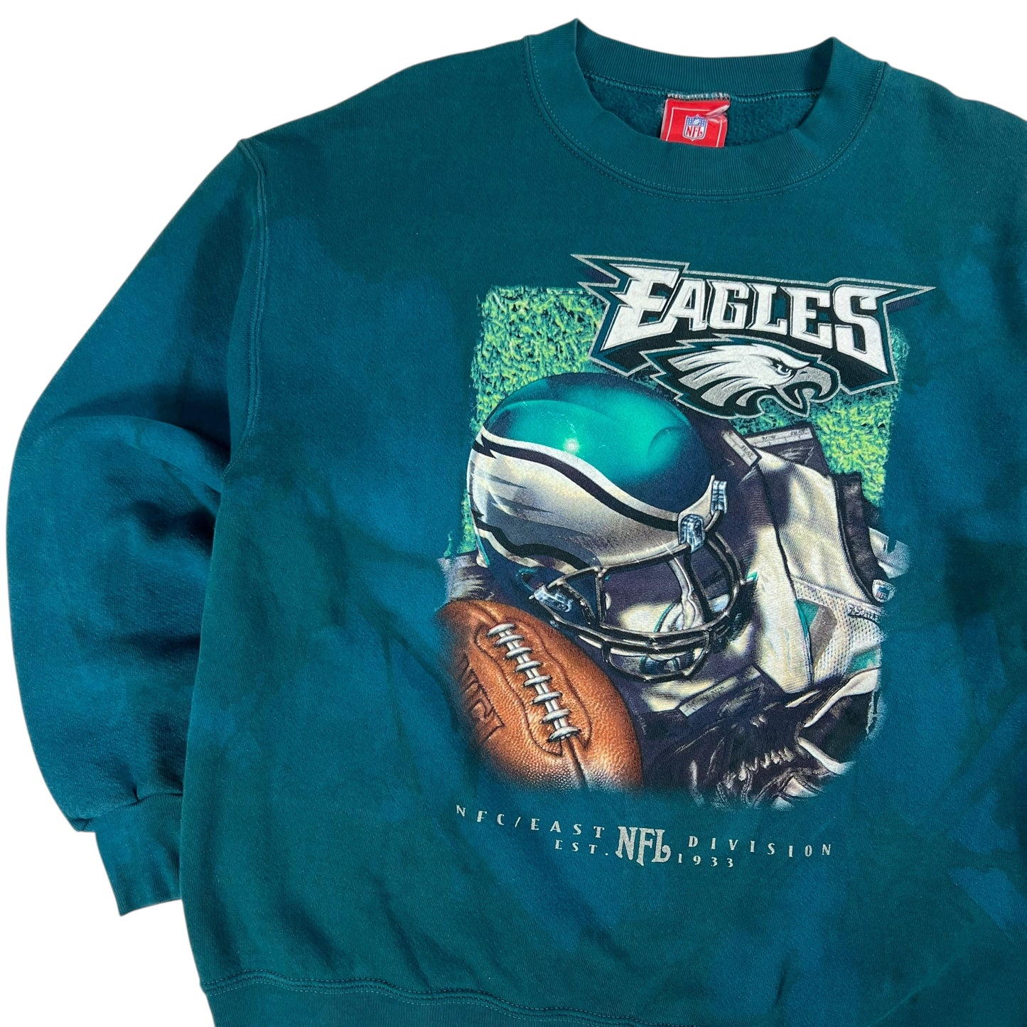 Vintage Y2K Philadelphia Eagles faded crewneck (L)