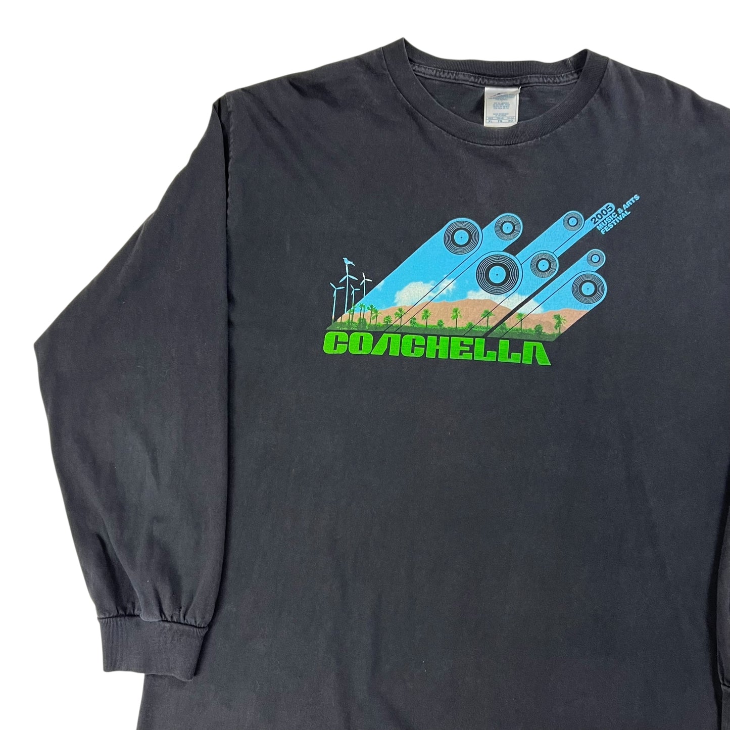 Vintage 2005 Coachella music festival long sleeve shirt (XL)