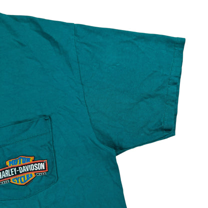 Vintage 90s Hawk-I Harley Davidson Iowa biker tee (XL)