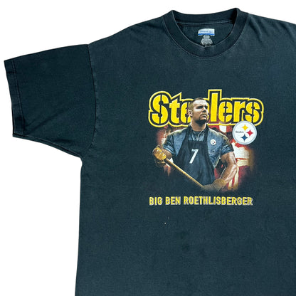 Vintage Y2K Pittsburgh Steelers Big Ben Roethlisberger steel worker tee (XL)
