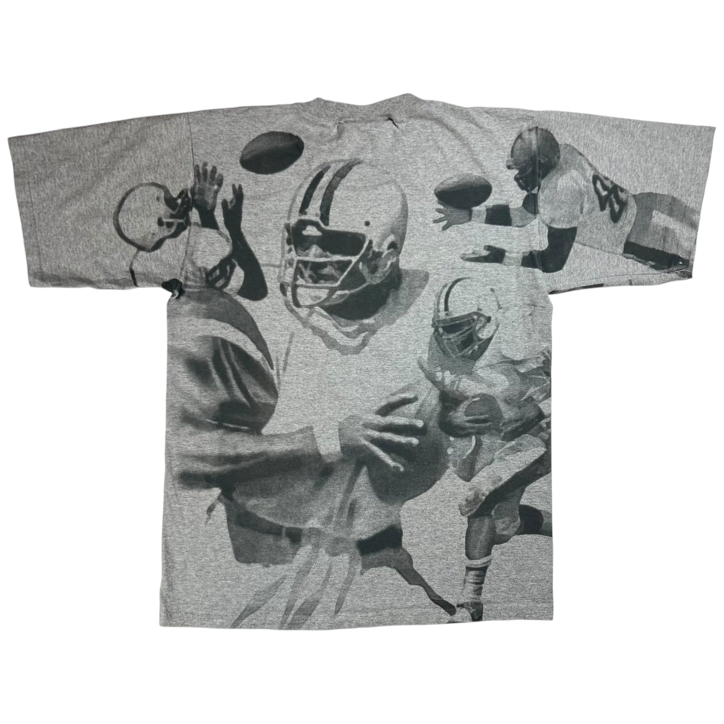 Vintage 90s Florida State University Seminoles football all over print tee (L)