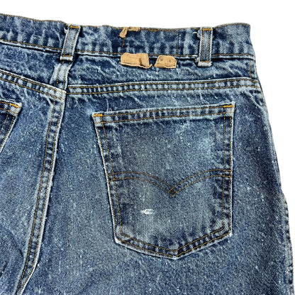 Vintage 90s Levi’s 515 stone wash patina worn denim jeans (32x31)