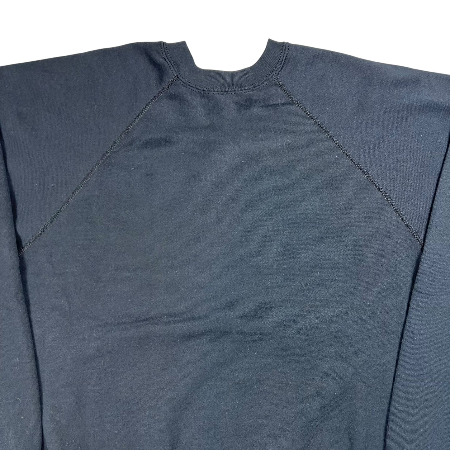 Vintage 90s Tultex black blank crewneck (M)