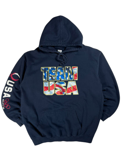 2008 Beijing Olympics Team USA sleeve print hoodie (XL)