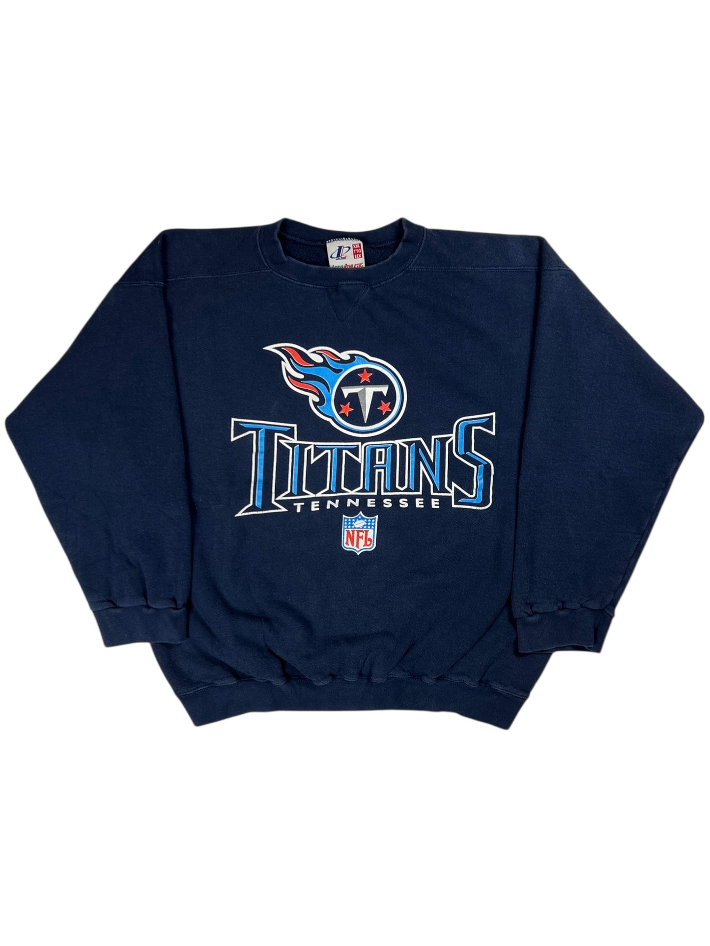 Vintage 90s Logo Athletic Tennessee Titans Crewneck (XXL)