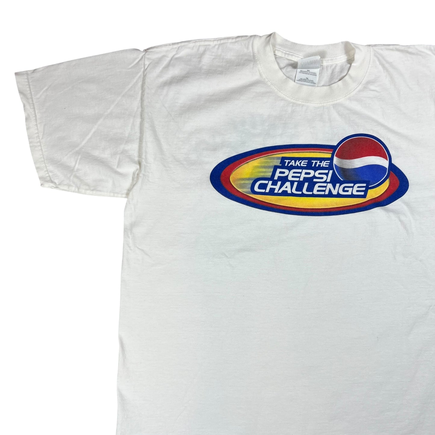 Vintage 90s Take the Pepsi Challenge soda promo tee (L/XL)