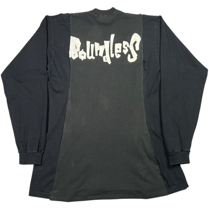 Vintage 90s Pearl Jam Boundless chopped & screwed reworked long sleeve band shirt (M)