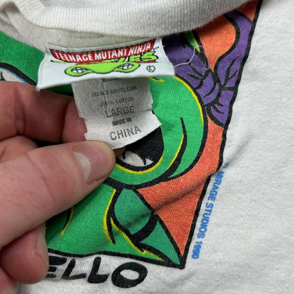 Vintage 1990 Teenage Mutant Ninja Turtles cartoon tee (L)