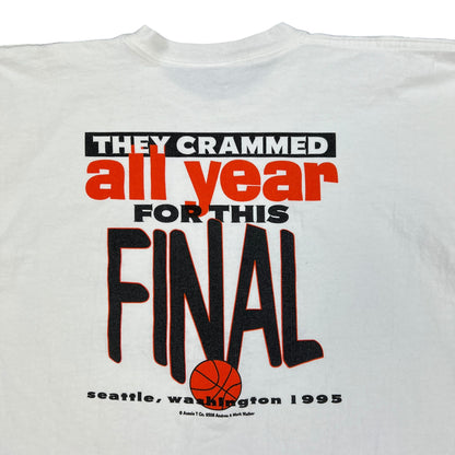 Vintage 1995 They Crammed all year for this final. March Madness tee (XL)