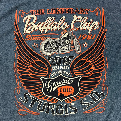 2015 Sturgis Buffalo Chip Bike Rally tee (L)