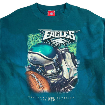 Vintage Y2K Philadelphia Eagles faded crewneck (L)