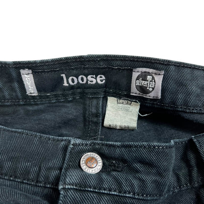 Vintage 90s Levi’s silver tab black baggy denim jeans (36x31)