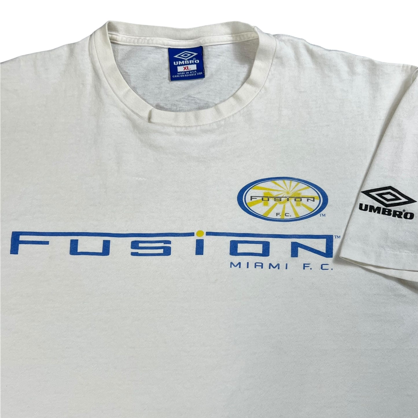 Vintage 90s Umbro Miami FC Fusion MLS soccer tee (XL)