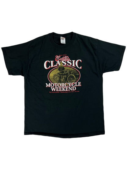 Vintage 2001 Curtiss Classic Motorcycle Weekend biker tee (XL)