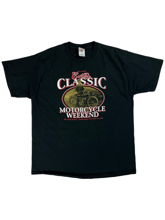 Vintage 2001 Curtiss Classic Motorcycle Weekend biker tee (XL)