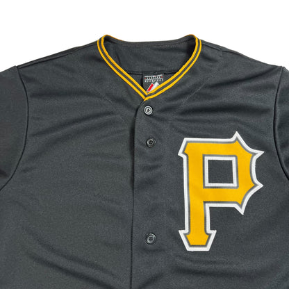 Vintage Y2K Majestic Pittsburgh Pirates black MLB jersey (M)