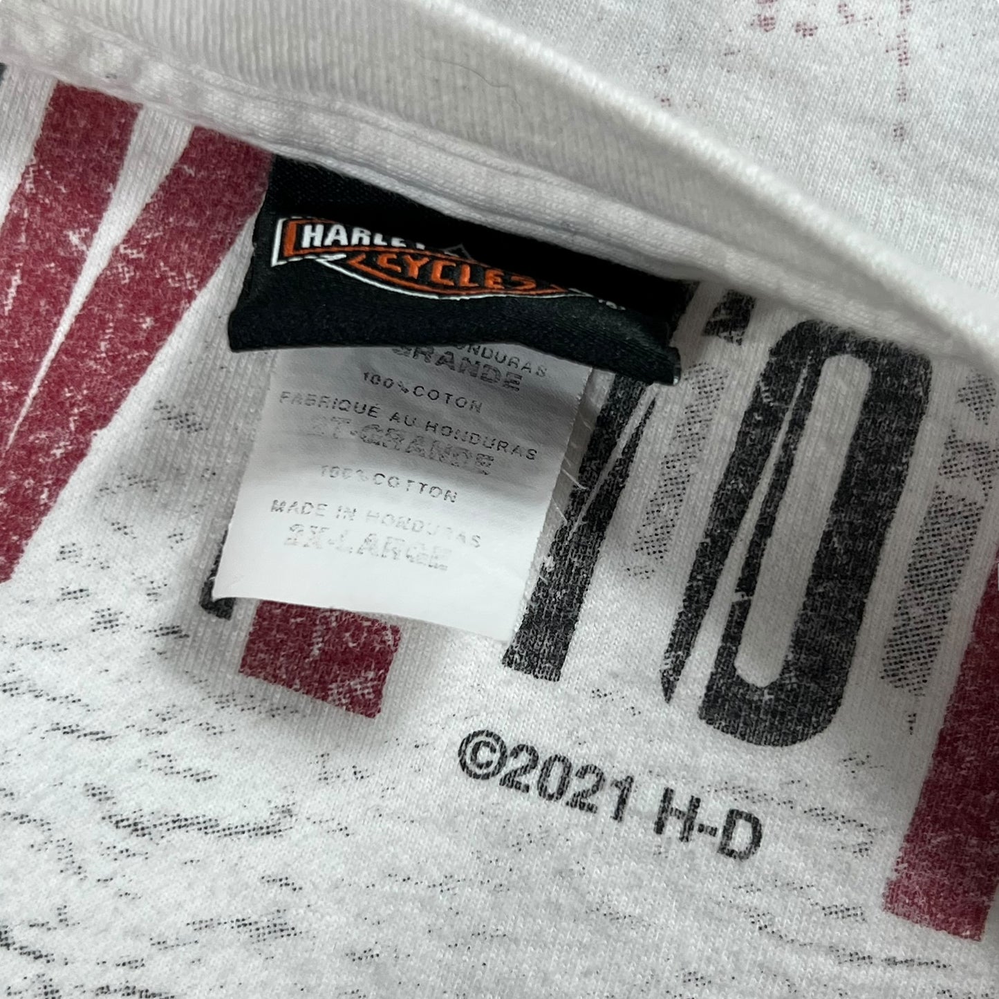 2021 Harley Davidson all over print tee (XXL)