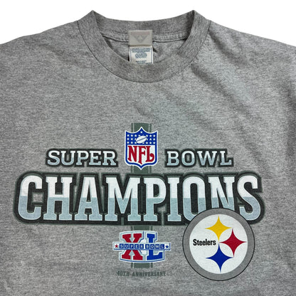 Vintage 2006 Pittsburgh Steelers Super Bowl XL champions long sleeve shirt (L)