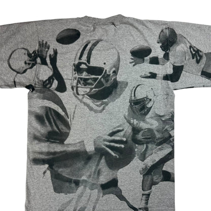 Vintage 90s Florida State University Seminoles football all over print tee (L)