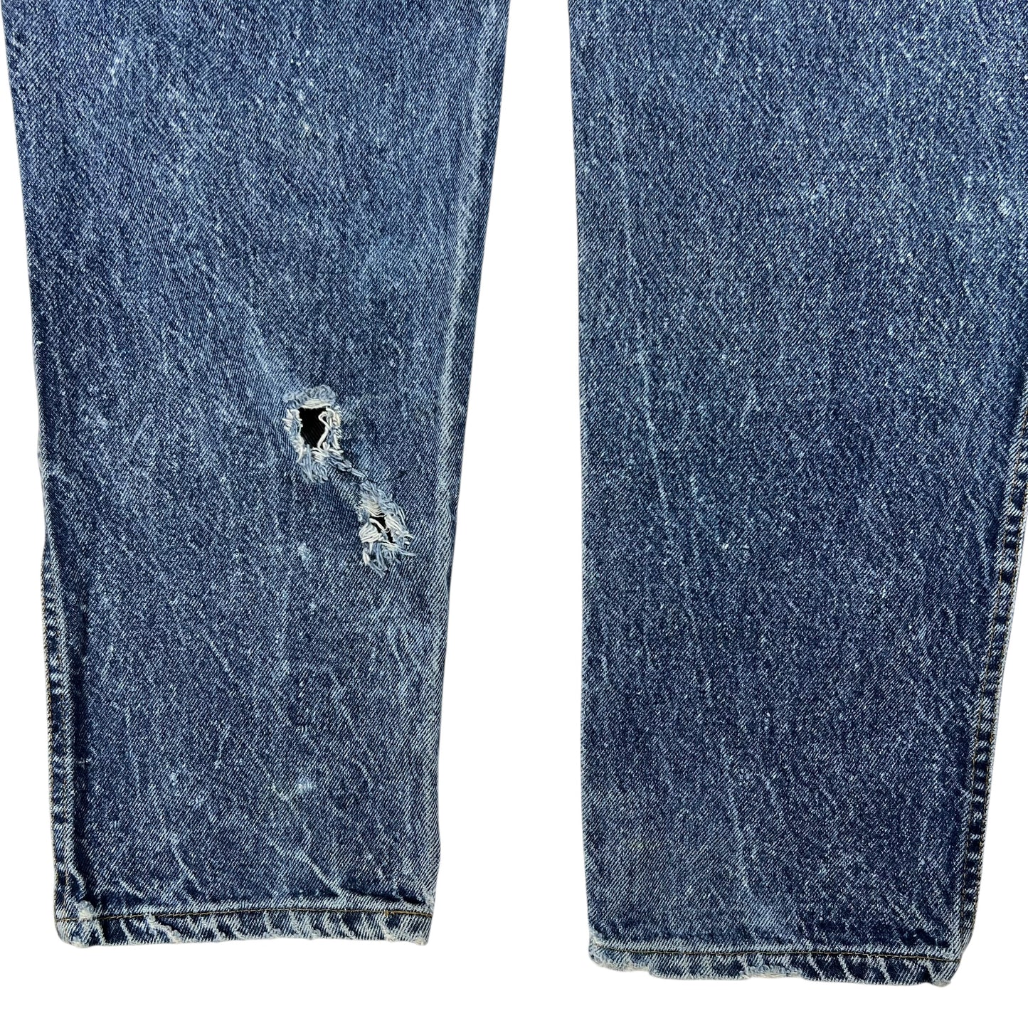 Vintage 90s Levi’s 515 stone wash patina worn denim jeans (32x31)